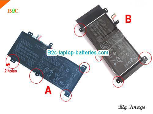 ASUS ROG GL704G Battery 4335mAh, 66Wh  15.4V Black Li-Polymer