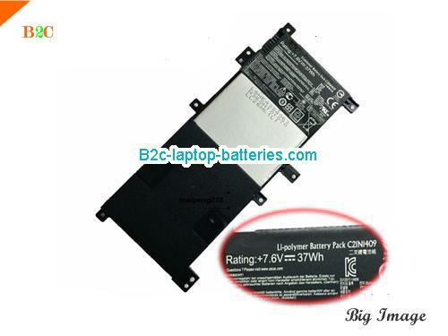 ASUS K455LN-WX006D Battery 4800mAh, 37Wh  7.6V Black Li-Polymer