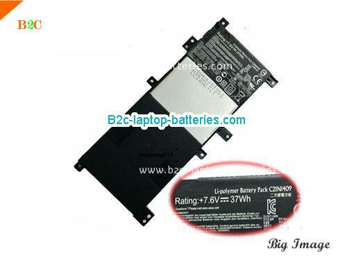 ASUS F455LN Battery 4800mAh, 37Wh  7.6V Black Li-Polymer