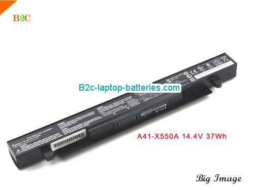 ASUS A550JK4710 Series Battery 37Wh 14.4V Black Li-ion