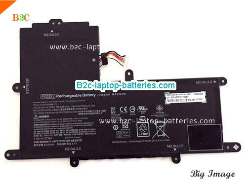 HP Stream 11-Y002NX Battery 4810mAh, 37Wh  7.6V Black Li-ion