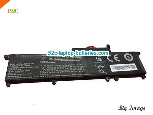 LG LBF122KH Battery 6300mAh, 47Wh  7.4V Black Li-ion