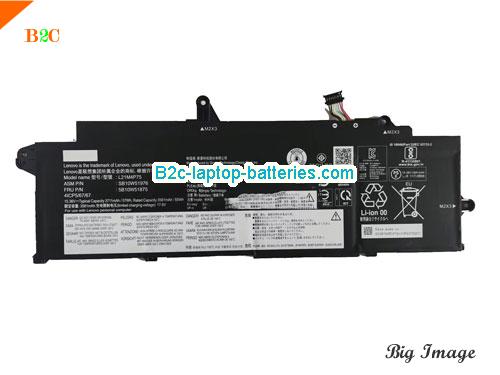 LENOVO ThinkPad X13 Gen 3 Battery 3711mAh, 57Wh  15.36V Black Li-ion