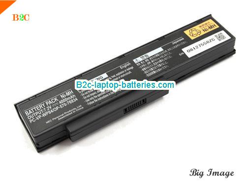 NEC PC-VP-WP84 Battery 4000mAh, 28.8Wh  7.2V Black Ni-MH