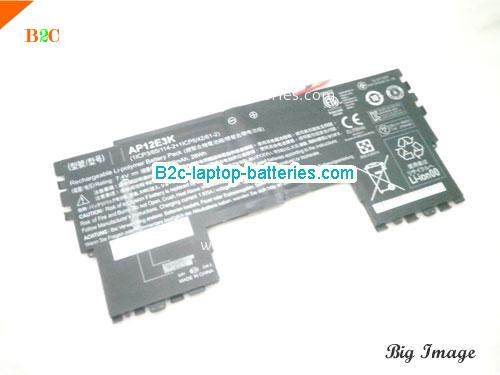 ACER Aspire S7-191-73514G25ASS Battery 3790mAh, 28Wh  7.4V Black Li-Polymer