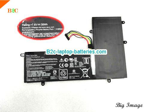 ASUS Chromebook C201PA 2G Battery 4840mAh, 38Wh  7.6V Black Li-Polymer