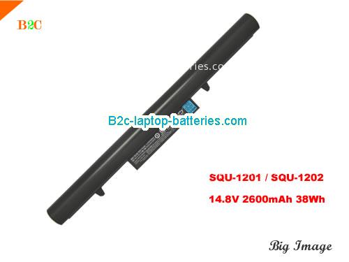 HASEE SQU-1202 Battery 2600mAh, 38Wh  14.8V Black Li-ion