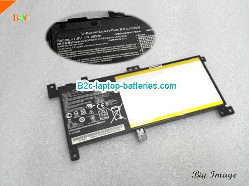 ASUS Vivobook F556UQ-DM627D Battery 4840mAh, 38Wh  7.6V Black Li-ion