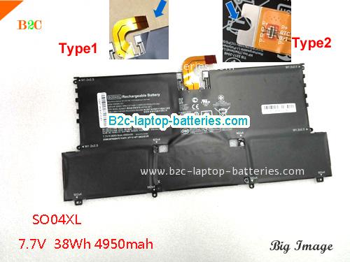 HP 843534-1C1 Battery 4950mAh, 38Wh  7.7V Black Li-ion