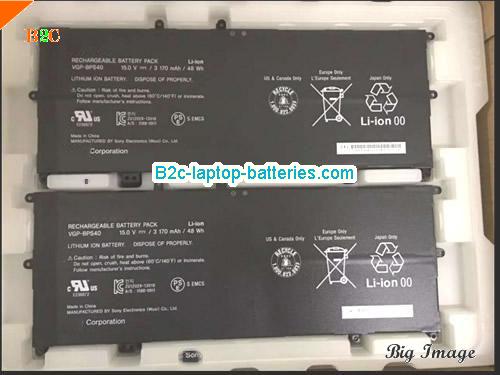 SONY SVF15N27CGB Battery 3170mAh, 48Wh  15V Black Li-ion