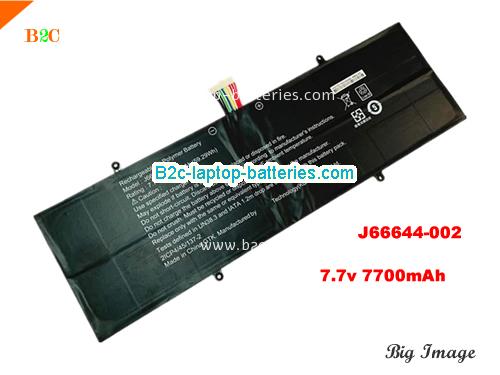 GETAC J66644-002 Battery 7700mAh, 59.29Wh  7.7V Black Li-Polymer