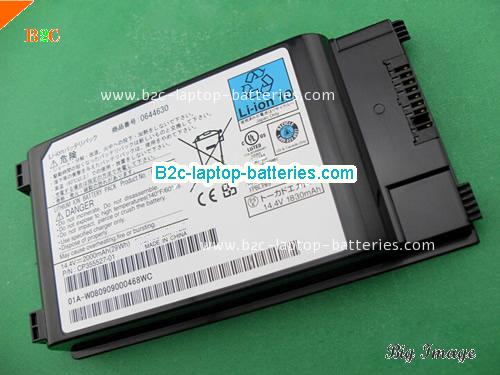 FUJITSU V1030 Battery 2000mAh, 29Wh  14.4V Black Li-ion