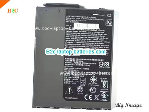 GETAC RX10H Battery 2160mAh, 32Wh  15.2V Gray Li-ion