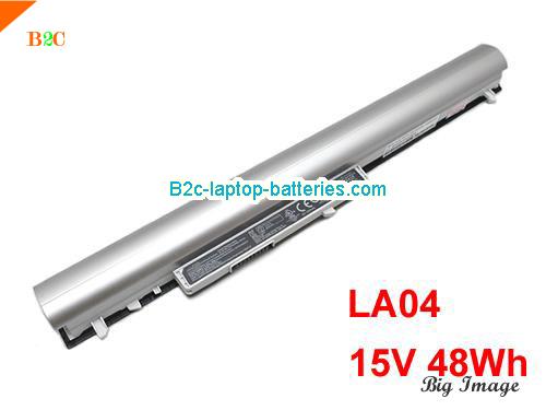 HP LA04 Battery 2620mAh, 41Wh  15V Silver Li-ion