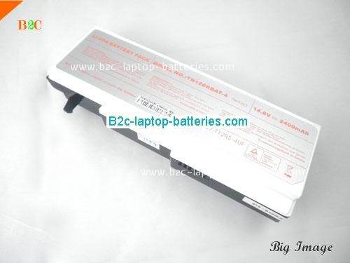 CLEVO TN120RBAT-4 Battery 2400mAh 14.8V Black and White Li-ion