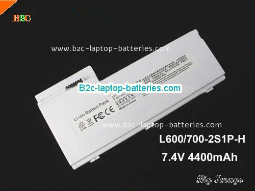 NETBOOK 700-2S1P-H Battery 4400mAh, 29.6Wh  7.4V White Li-ion