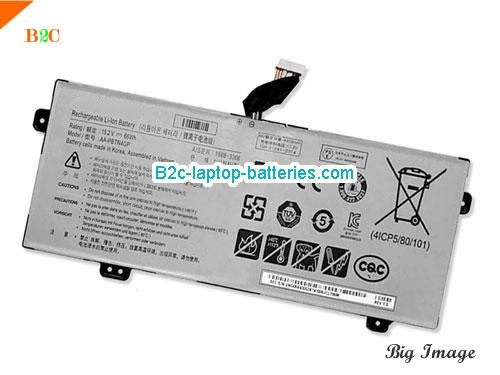 SAMSUNG NP800G5H-X02US Battery 4400mAh, 66Wh  15.2V White Li-Polymer