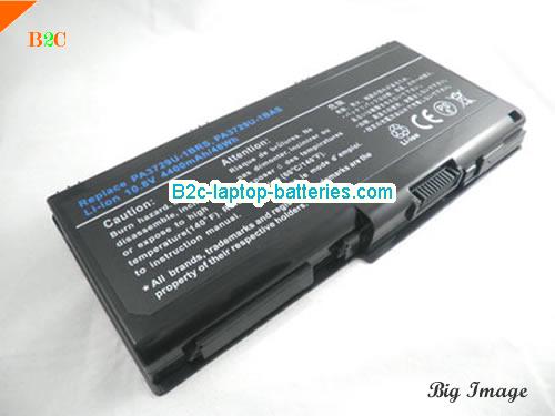 TOSHIBA Qosmio X500-122 Battery 4400mAh 10.8V Black Li-ion