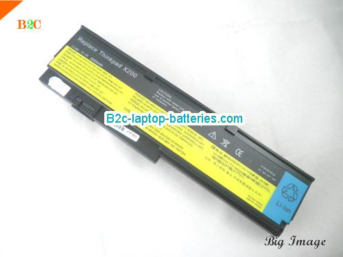 LENOVO ThinkPad X200S Battery 5200mAh 10.8V Black Li-ion