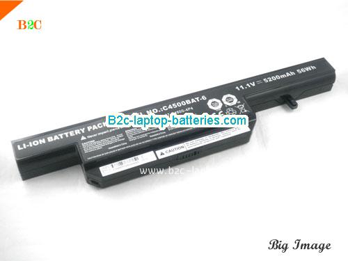 CLEVO W255BW Battery 5200mAh 11.1V Black Li-ion