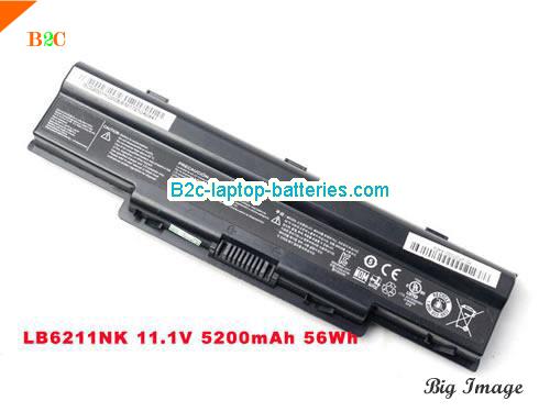 LG P330 Battery 5200mAh, 56Wh  10.8V Black Li-ion