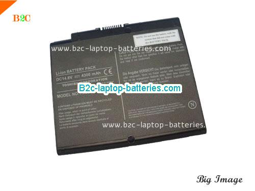 TOSHIBA K00014290 Battery 4300mAh 14.8V Black Li-ion