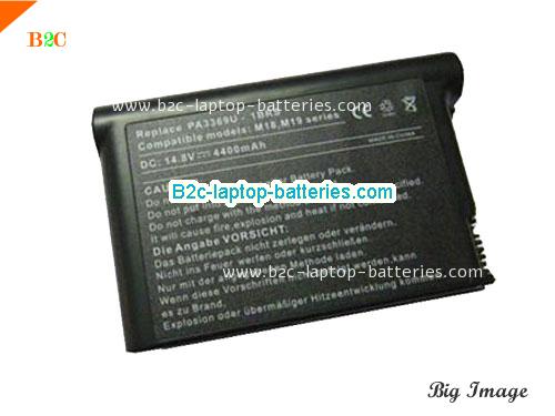 TOSHIBA Satellite M18 Series Battery 4300mAh 14.8V Black Li-ion