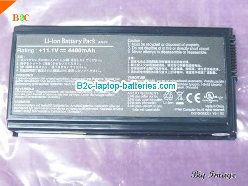 ASUS X50V Battery 4400mAh 11.1V Black Li-ion