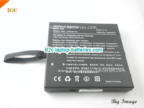 MITAC 8599 Battery 4400mAh 11.1V Black Li-ion