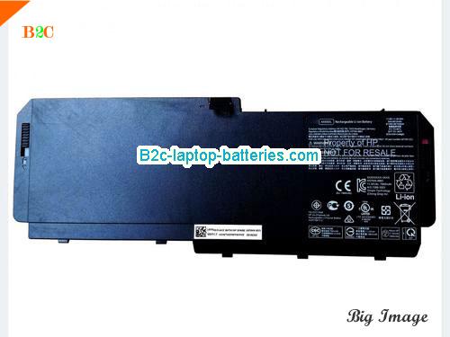 HP ZBook 17 G5 2ZC47EA Battery 4400mAh, 50Wh  11.4V Black Li-Polymer