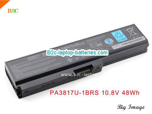 TOSHIBA L655D-S5116 Battery 4400mAh 10.8V Black Li-ion