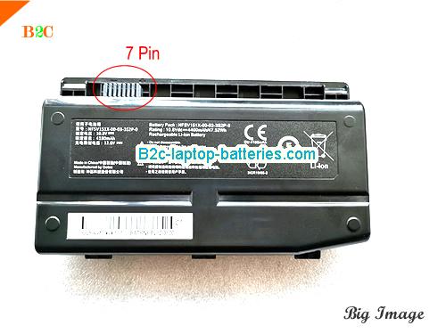 MECHREVO X6TI Battery 4400mAh, 47.52Wh  10.8V Black Li-ion