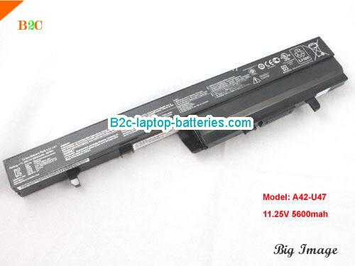 ASUS A42-U47 Battery 5600mAh 11.25V Black Li-ion