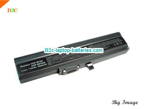 SONY VAIO VGN-TX90PS Battery 6600mAh 7.4V Black Li-ion
