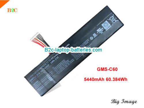 MSI 3ICP8/38/83-2 Battery 5440mAh, 60.384Wh  11.1V Black Li-ion