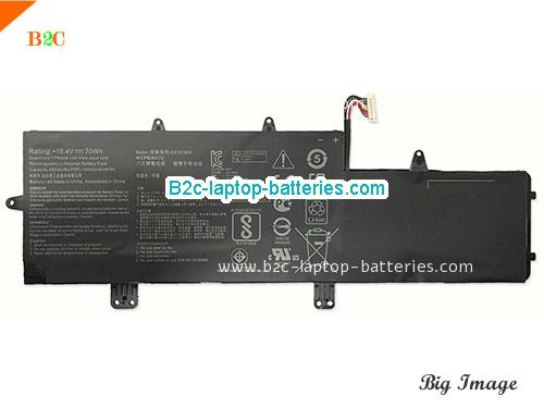 ASUS UX450FD Battery 4550mAh, 70Wh  15.4V Black Li-Polymer