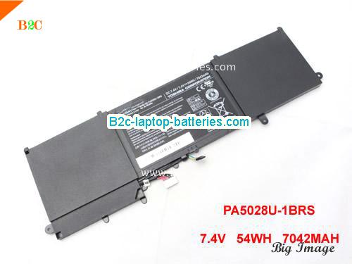 TOSHIBA Satellite U840 Battery 7042mAh, 54Wh  7.4V Black Li-ion