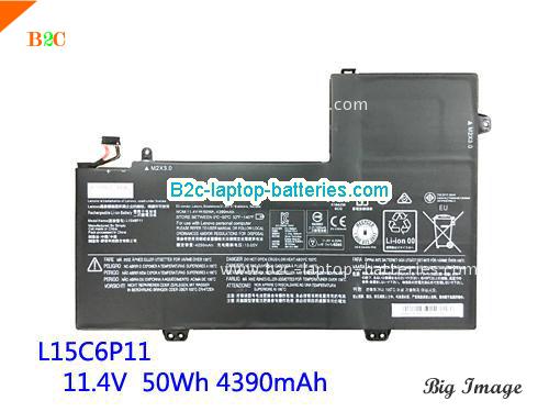 LENOVO IdeaPad 700S-14ISK-6Y30 Battery 4390mAh, 50Wh  11.4V Black Li-ion