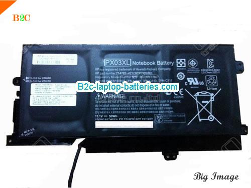 HP ENVY TS 14-k134TU Battery 50Wh 11.1V Black Li-ion