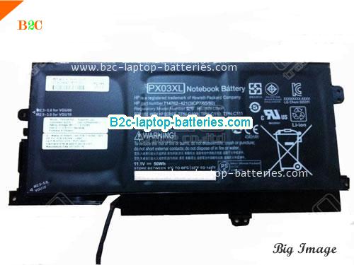 HP Envy 14-K046TX Battery 50Wh 11.1V Black Li-ion