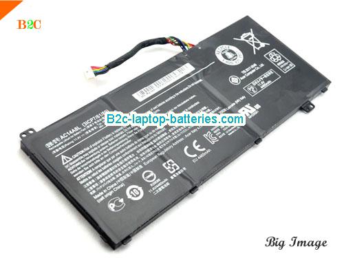 ACER Aspire VX 15 Battery 4605mAh, 52.5Wh  11.4V Black Li-ion
