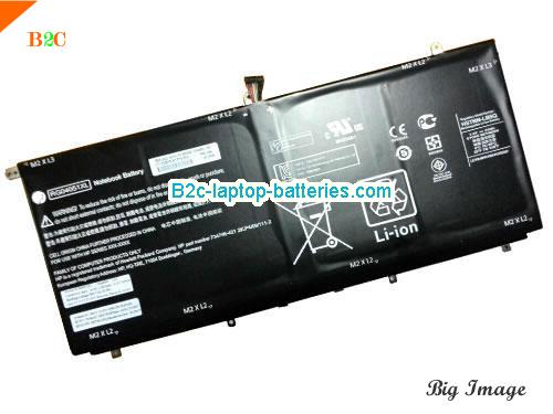 HP Spectre 13t-3000 Battery 6840mAh 7.4V Black Li-Polymer