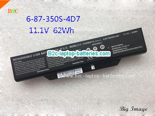 CLEVO TERRA 1542 Battery 5590mAh, 62Wh  11.1V Black Li-ion