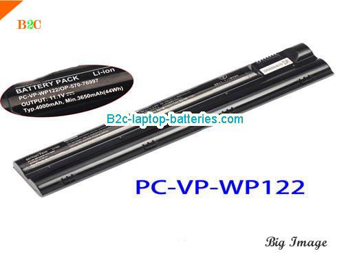 NEC PC-VP-WP122 Battery 4000mAh, 44Wh  11.1V Black Li-lion