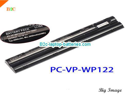 NEC PC-VJ22LR/D Battery 4000mAh, 44Wh  11.1V Black Li-lion