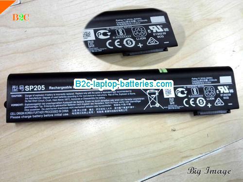 SMP 3ICR19/65-2 Battery 5700mAh, 64Wh  11.34V Black Li-ion