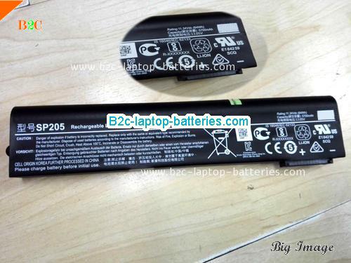 SMP 3ICR19/65-2 Battery 5700mAh, 64Wh  11.34V Black Li-ion