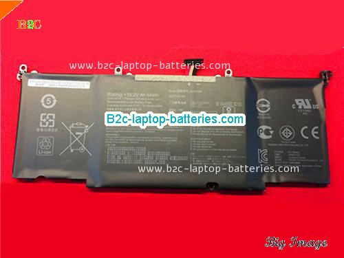 ASUS ROG FX502VMDM125T Battery 4110mAh, 64Wh  15.2V Black Li-ion