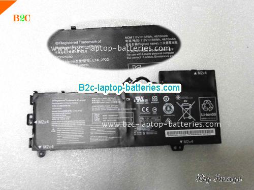 LENOVO E31-80 Battery 4610mAh, 35Wh  7.6V Black Li-Polymer