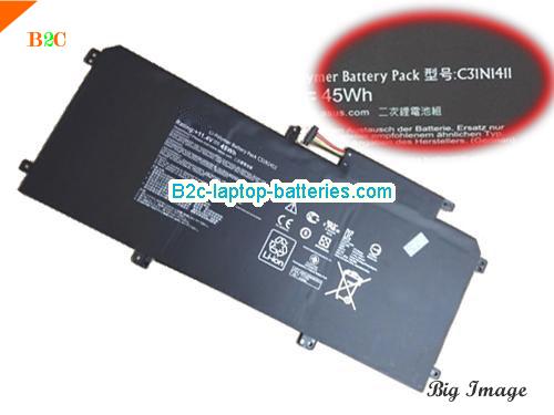 ASUS Zenbook UX305FA Battery 3900mAh, 45Wh  11.4V Black Li-ion